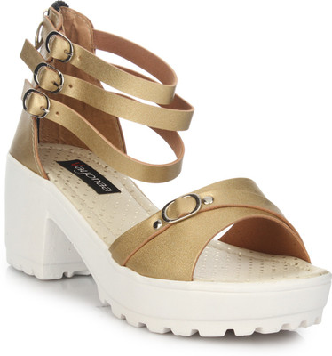 

VAYONAA Women 09,Gold Heels