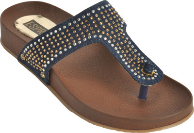 

ESPRADO Women Blue & Brown Flats