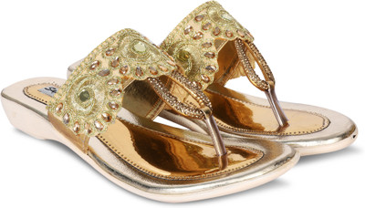 

Sapyork Women Gold Flats