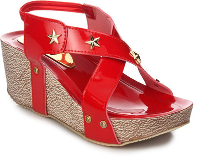 

VAYONAA Women 06,Red Wedges