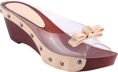 

Go India Store Women Brown Wedges