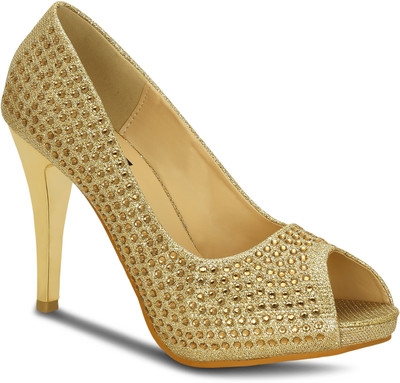 

Kielz Women Gold Heels