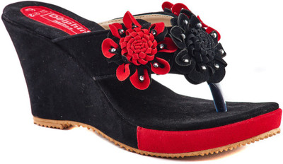 

Dolphin Miles Women Black Wedges