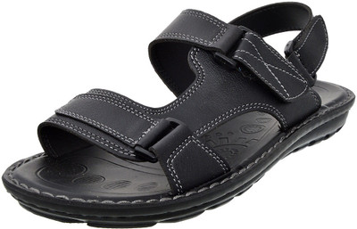 

Aerosoft Men Black Sandals