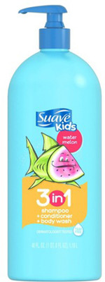 

Suave 3 in 1 Shampoo+Conditioner+Body Wash (Water Melon)(828 ml)