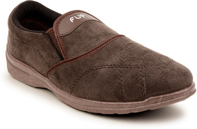 

Fuel Men's Boys Slip On Solid Casuals For Men(Brown, Darkbrown