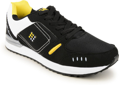 

Fuel Men's Boys Laced Up Solid Running Shoes For Men(Black, Yellow, Blackyellow