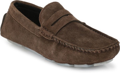 

Knoos LEATHER Driving Shoes For Men(Brown