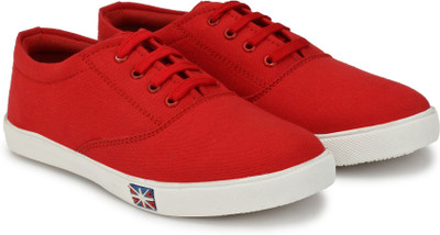 

Shoe Day Canvas Shoes For Men(Red
