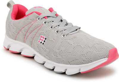 

Fuel Womens Girl's Laced Up Solid Running Shoes For Women(Multicolor, Greyandpink
