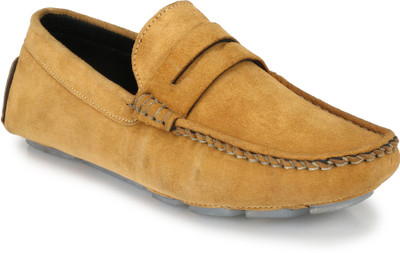 

Knoos LEATHER Driving Shoes For Men(Tan