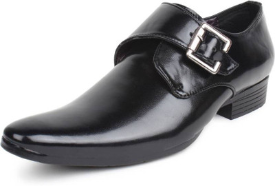 

flycode Monk Strap For Men(Black