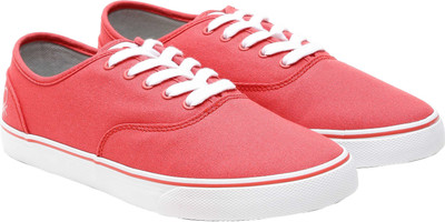 

United Colors of Benetton Canvas Shoes For Men(Red, White