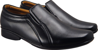 

Action Synergy Men's PL4410 Black Formal Slip On For Men(Black