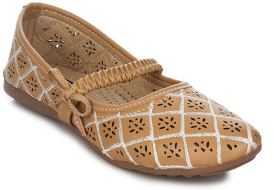 VAYONAA Bellies For Women(Tan, 04;tan