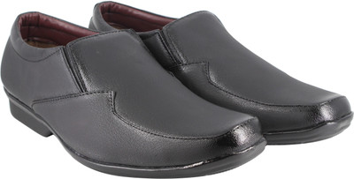 

LeatherKraft Slip On For Men(Black