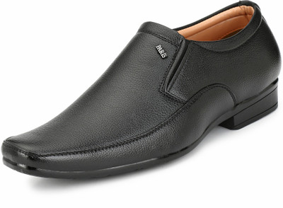 

Mantin Shoes Comfortable Business Black Slip On For Men(Black