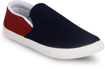 

Pozzo Men's Blue Maroon Casual Shoes Casuals For Men(Multicolor, Multicolour