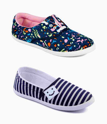 

Asian Canvas Shoes For Women(Multicolor