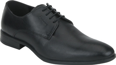 

Red Tape Men Leather Formal Derby For Men(Black