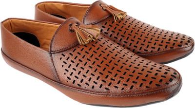 

AMJ Tan Casual, Party Wear Loafers for Men Casuals For Men(Tan