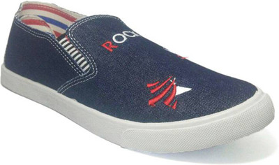 

Shoefly Blue-722 Loafers For Men(Blue