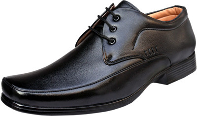 

Mantin Shoes Comfortable Stylish Black Lace Up For Men(Black
