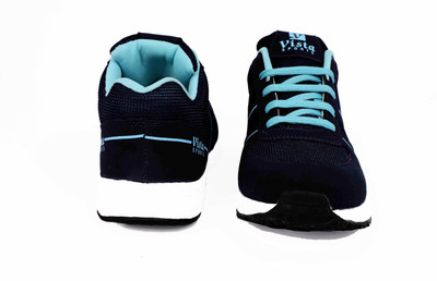 

vista Skyblue Badminton Shoes For Men(Black, Blue