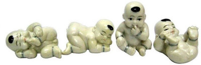

GIRISHA AND SON Showpiece - 16 cm (Plastic, Multicolor) Decorative Showpiece - 15 cm(Plastic, White)