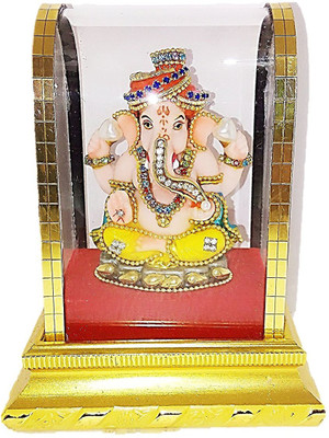 

Aarna Craft Ganpati Bappa | Meduim Size | For Home or Office Pooja/ Puja | Perfect for Diwali, Dussehra or Dhanteras Gift Decorative Showpiece - 15 cm(Ceramic, Multicolor)
