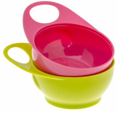 

BrotherMax 2 Easy Hold Bowls Pink/Green(Pink, Green)