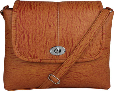 

Savitri Arts Women Casual Brown PU Sling Bag