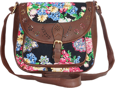 

Belladona Girls Casual Multicolor Canvas Sling Bag