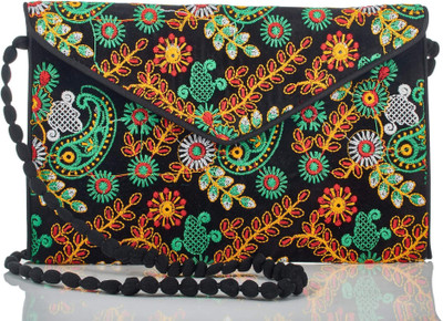 

Vincraft Women Casual Multicolor Cotton Sling Bag
