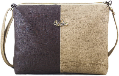 

voaka Girls Casual Brown PU Sling Bag