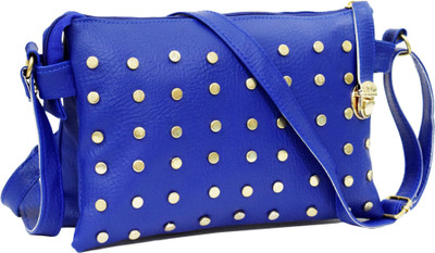 

RIDGEWOOD Women Casual Blue PU Sling Bag