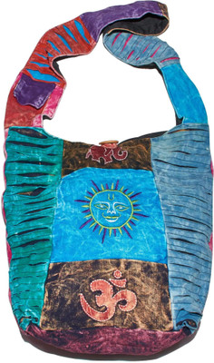 

Vincraft Women Casual Multicolor Cotton Hand-held Bag
