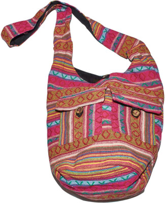 

Vincraft Women Casual Multicolor Cotton Hand-held Bag