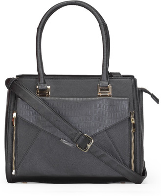 

LONDON RAG Women Casual Black PU Shoulder Bag