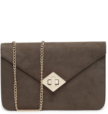 

LONDON RAG Women Casual Khaki PU Sling Bag