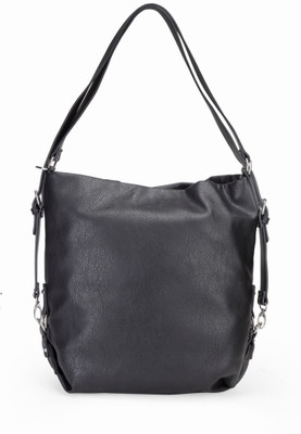 

LONDON RAG Women Casual Black PU Hand-held Bag