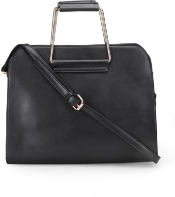 

LONDON RAG Women Casual Black PU Hand-held Bag