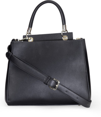 

LONDON RAG Women Casual Black PU Hand-held Bag