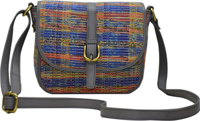

Shankar Produce Girls Casual Multicolor Cotton Sling Bag