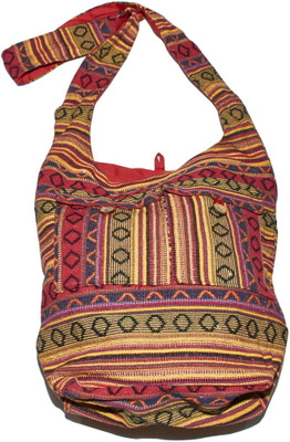 

Vincraft Women Casual Multicolor Cotton Hand-held Bag