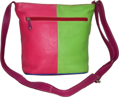

Shankar Produce Girls Casual Multicolor Genuine Leather Shoulder Bag