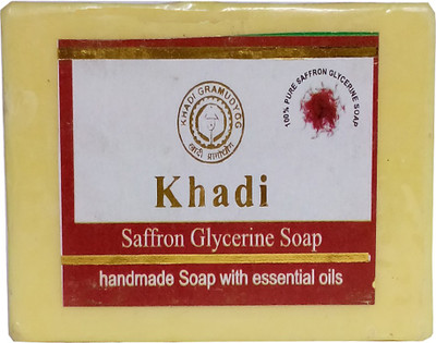

khadikhazana saffron glycerine soap 125grams(125 g)