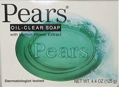 

Pears Oil -Clear Bar Soap with Lemon Flower Extract (Pack of 2)(125 g, Pack of 2)