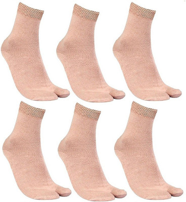 BOF Women Solid Ankle Length(Pack of 6)