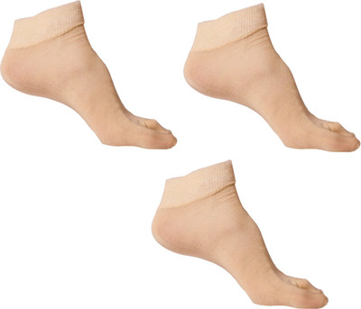 BOF Women Solid Ankle Length(Pack of 3)